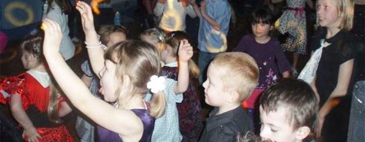 Kids disco in Cheltenham, Gloucestershire